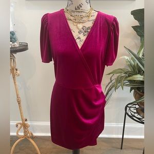 Wild Fable Hot Pink Medium short sleeve dress. EUC